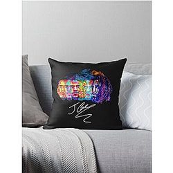 Evolution of J Cole Throw Pillow