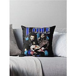 J Cole Rap Hiphop  Throw Pillow