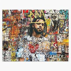 J Cole Portrait Jigsaw Puzzle