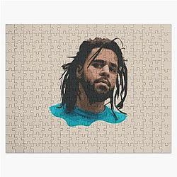 J. Cole Minimal Face Jigsaw Puzzle