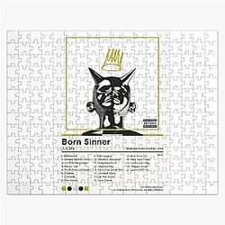 J Cole Born Sinner Album Cover Jigsaw Puzzle