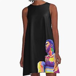 J cole Rapper Pop Rrt A-Line Dress