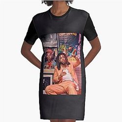 J Cole J. Cole Graphic T-Shirt Dress