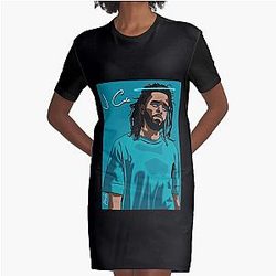 J. Cole  Graphic T-Shirt Dress