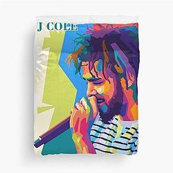 J cole Rapper Wpap Art Duvet Cover
