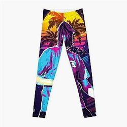 J Cole Retro Art Leggings