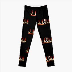 J. Cole American Rapper Leggings