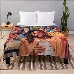 J Cole – King Cole - Cole World Throw Blanket
