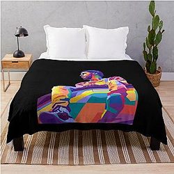 J cole Rapper Pop Rrt Throw Blanket