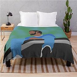 J. Cole Minimalist Album Cover Throw Blanket