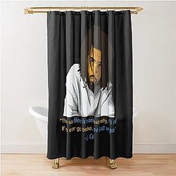 J. COLE: Introspective Rapper and Storyteller   Shower Curtain