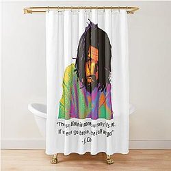 J. COLE: Introspective Rapper and Storyteller   Shower Curtain