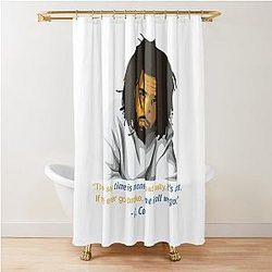 J. COLE: Introspective Rapper and Storyteller   Shower Curtain