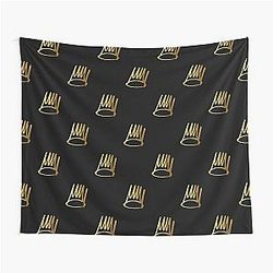 j cole gold crown Tapestry