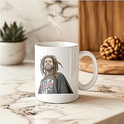 J. Cole Raps Over Drake's Pipe Down J. Cole Mugs