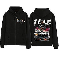 The Fall Off Harajuku Pullover PTTT0203 J. Cole Zipped Hoodies