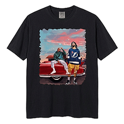 T-Minus and J. Cole LA 0304 J. Cole T-shirts J. Cole T-Shirts