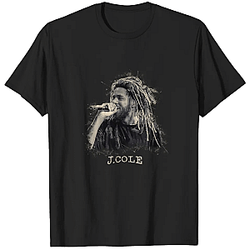 Sketch Portrait LA 0304 J. Cole T-shirts J. Cole T-Shirts