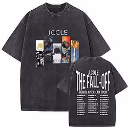 TFO North American 2026 Tour DTNK1205 Washed J. Cole T-Shirts