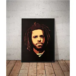 Hip Hop Portrait DTNK3105 J. Cole Posters