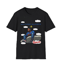 2014 FHD Pixelated New Design DTNK3105 J. Cole T-Shirts