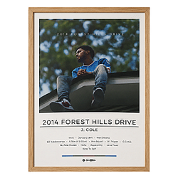 2014 Forest Hills Drive DTNK3105 J. Cole Posters
