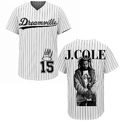 Dreamville With Number 15 DTNK2007  J. Cole Baseball Jersey