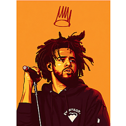 Music Album DIY Sticky DTNK2407 J. Cole Posters