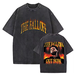 The Fall Off Out Now DTNK2707 Washed J. Cole T-Shirts
