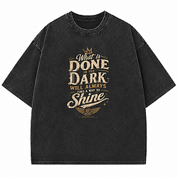 Done in the Dark Retro J Cole Washed T-Shirt