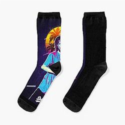 J Cole Retro Art Socks
