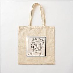 J Cole Outline Cotton Tote Bag