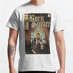 J Cole - Born Sinner Comic Book Parody Art Classic T-Shirt