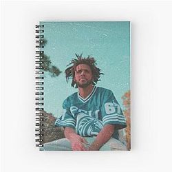 J. Cole (No BorderNo Writing) Spiral Notebook