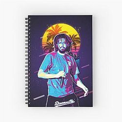 J Cole Retro Art Spiral Notebook
