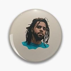 J. Cole Minimal Face Pin