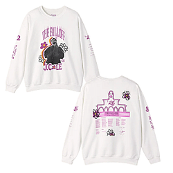 The Fall Off World Tour 2026 Pink And Natural DTNK0909 J. Cole Sweatshirts