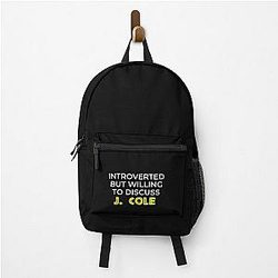 Introvert But Willing Discuss J. Cole Backpack