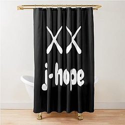 J-Hope 상자 샤워 커튼에 잭