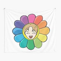 j-hope 꽃 희망 세계 Hobi Tapestry