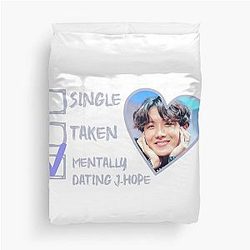 단일 Mentally 데이트 J-Hope - 정 Hoseok (BTS) 이불 커버