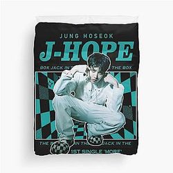 BTS 희망 세계 J Hope Lollapalooza, 그리스 관련 상품 J Hope Lollapalooza에서 상자 Duvet 덮개에 있는 잭