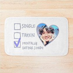 Single Taken Mentally 데이트 Jung Hoseok BTS 욕실 매트