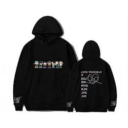 BTS Love Yourself Hoodie Jungkook RM J-Hope Sport Casual Jacket Coat