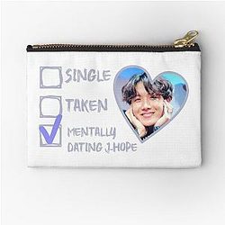 단일 Mentally 데이트 J-Hope Jung Hoseok BTS 지퍼 파우치
