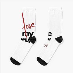 BTS J-Hope Jung Hoseok 나의 Bias 디자인 검정 빨간 양말