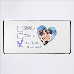 Single Taken Mentally 데이트 J-Hope 홍보센터 BTS 데스크 매트