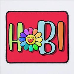 j-hope Hobi 무지개 꽃 쥐 패드