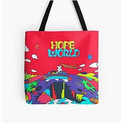 J-Hope World Album Art 모든 위에 인쇄 토트 백