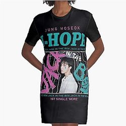 Hobi 그래픽 티 드레스